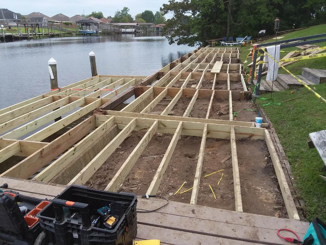 Dock piling restoration project 2 — Deep South Marine Restoration