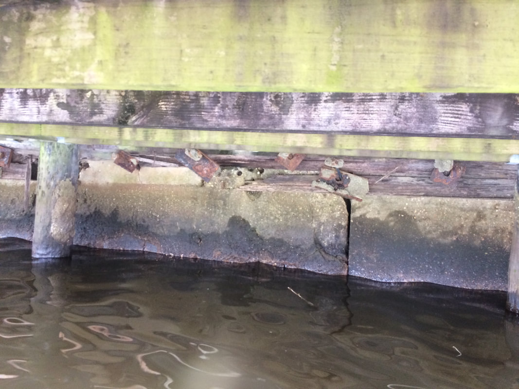 Deep South Marine Restoration project 32 — dock piling repair and restoration