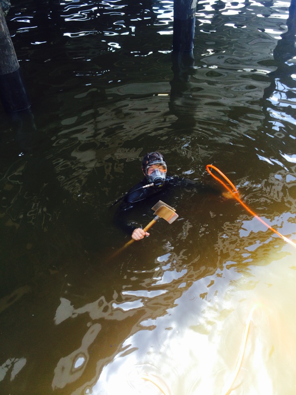 Deep South Marine Restoration project 38 — dock piling repair and restoration