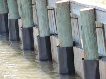 gulfport piling protection dock repair